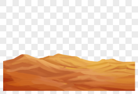 马卡龙沙漠手绘马卡龙沙漠高清图片