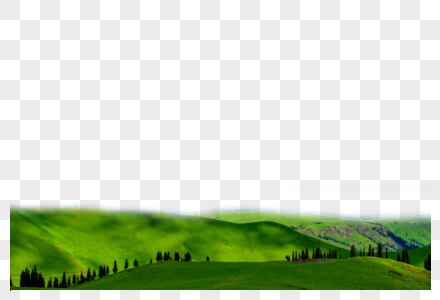 绿色山丘图片