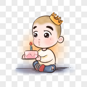 生日皇冠蛋糕高清图片