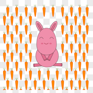 粉红兔图片