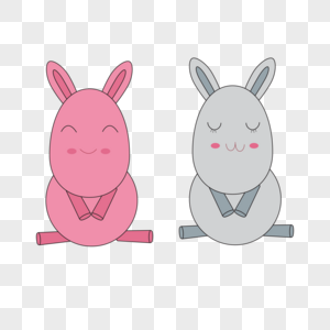 红粉蓝兔红粉蓝兔高清图片