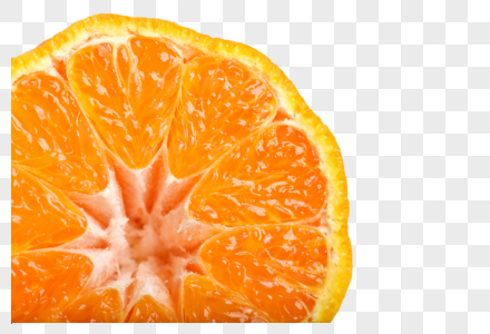 橘子特写橙子果肉高清图片