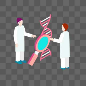 基因DNA研究元素高清图片