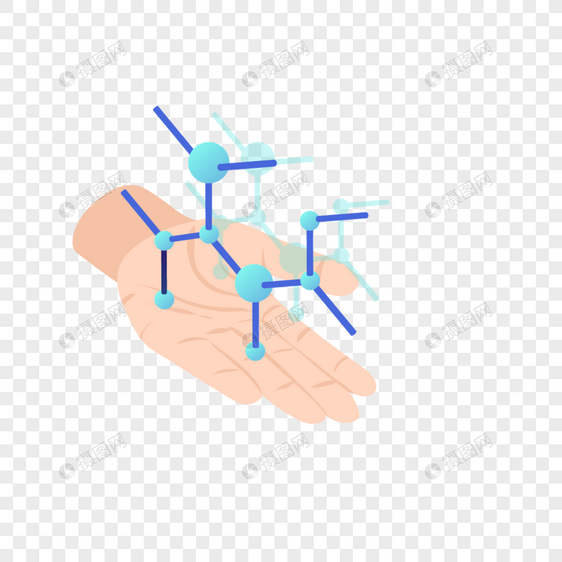 基因DNA研究元素图片