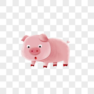猪胖猪猪肉松高清图片
