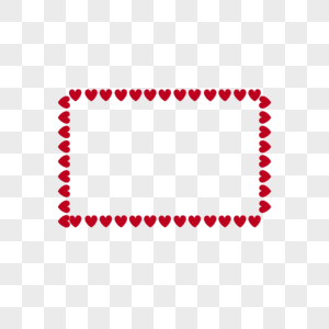 心组框红色方框高清图片