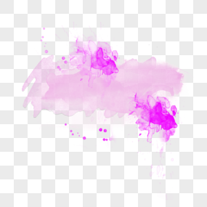紫色水粉溶解图片