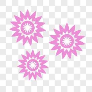 粉色花卉装饰图片