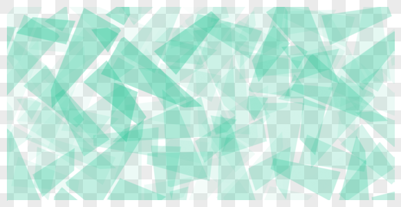 几何抽象绿色抽象形状高清图片