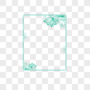花纹边框华丽贺卡高清图片