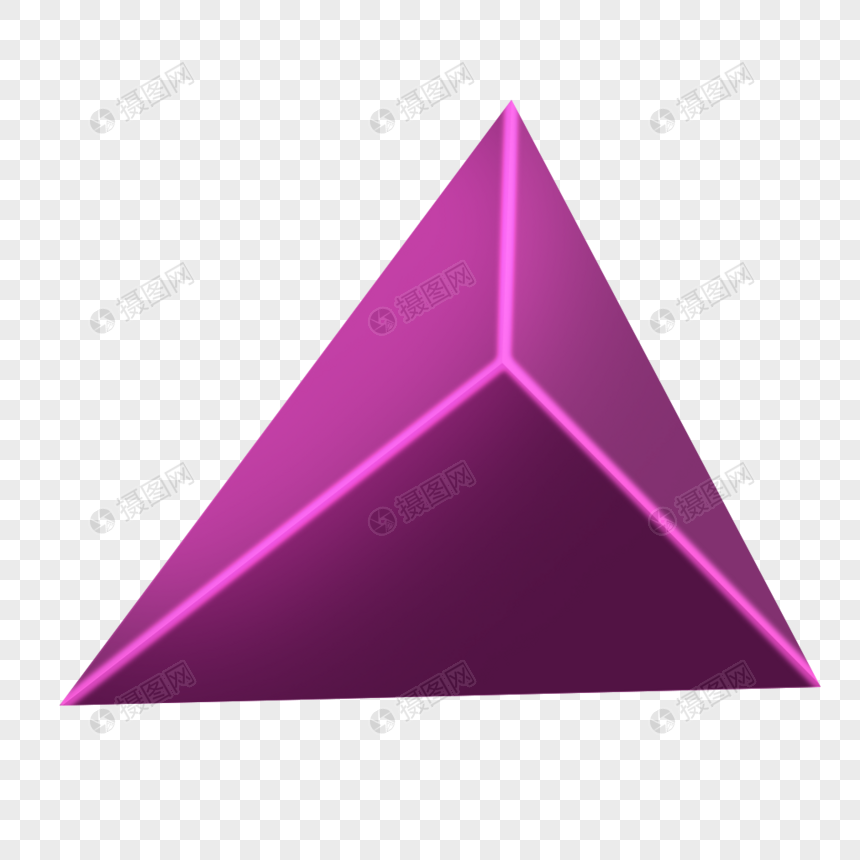 三角形三角体几何体元素