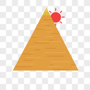 金字塔景点太阳金字塔高清图片