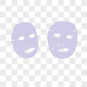 紫色面膜图片