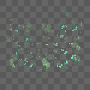 绿色萤火虫星光效果图片