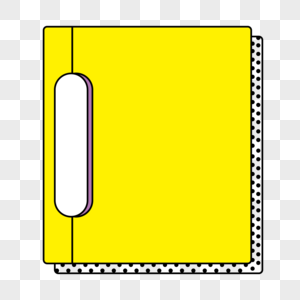 矢量黄色方形边框图片
