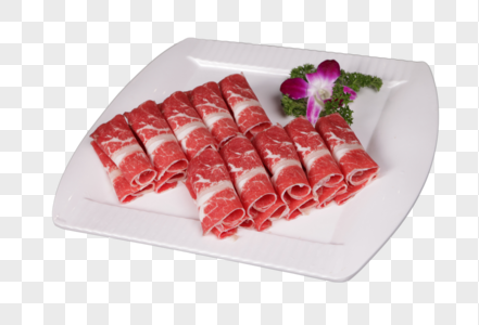 火锅食材牛肉图片
