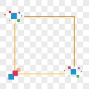 矢量正方形边框图片