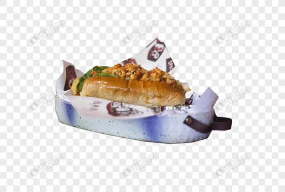 热狗面包图片