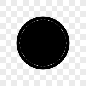 黑色圆形边框图片素材