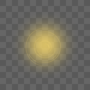 黄色旋涡光效图片