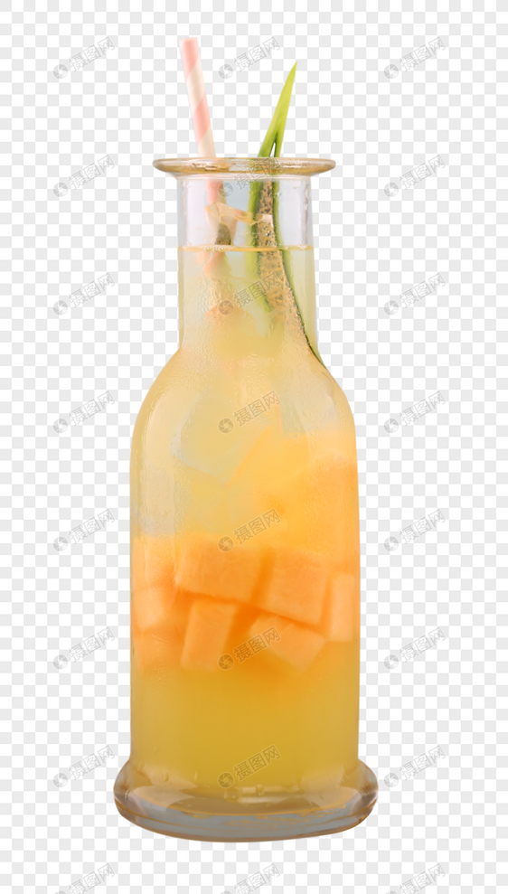 夏日冰品芒果饮料图片
