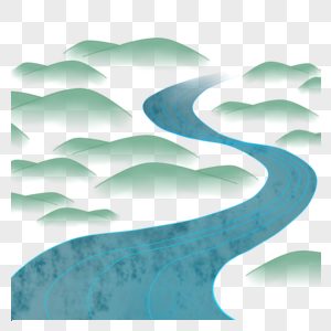 河流山川河流matutinal高清图片