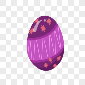 紫色生物游动样式彩蛋高清图片