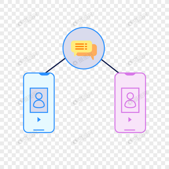 视频通话元素图片