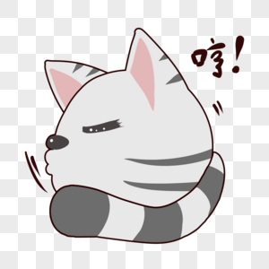 滚球猫表情包图片素材