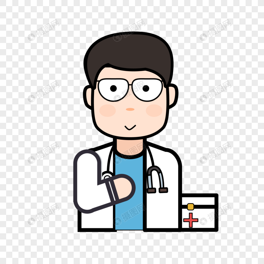 医生卡通人物素材图案元素素材下载 正版素材 摄图网