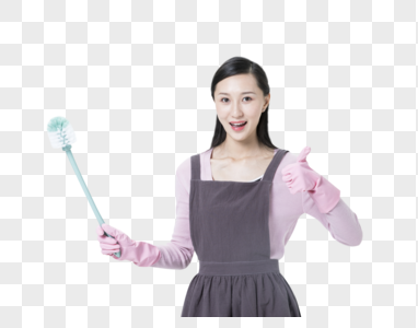 打扫卫生女性图片
