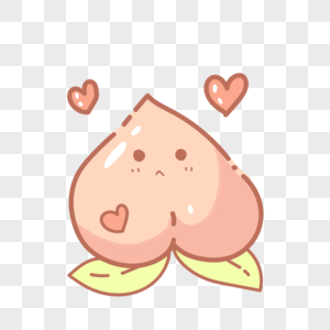 可爱的桃子图片