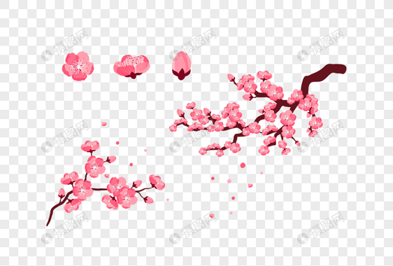 矢量樱花图片