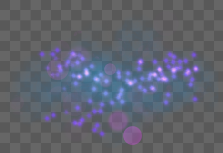 蓝紫梦幻微星光图片