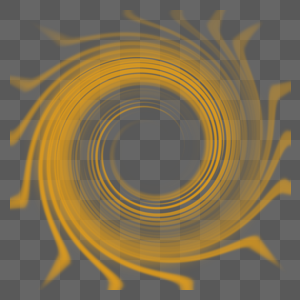 黄色螺旋光效高清图片