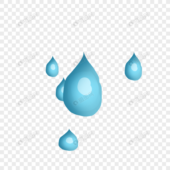 卡通水滴雨滴图案图片