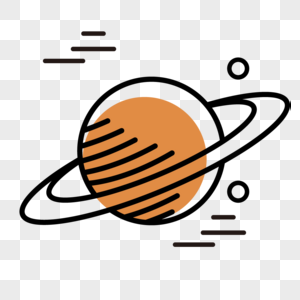 mbe风格外太空木星元素图片