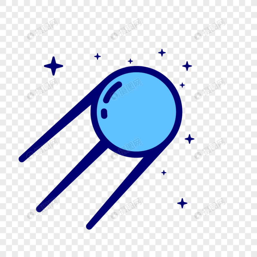 mbe风格外太空彗星元素