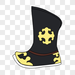 靴子 蒙古靴图片素材