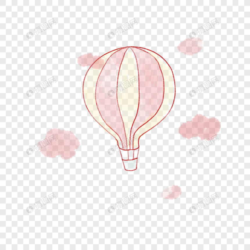 水彩气球图片
