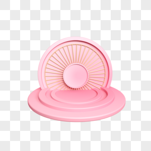 粉色圆形车轮免抠插图图片