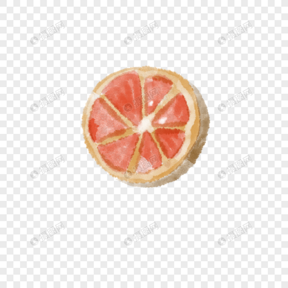 水果红柚免抠插图图片