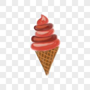卡通美味冰淇淋插图图片