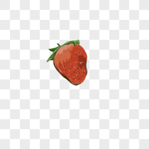 一颗饱满的草莓插图图片