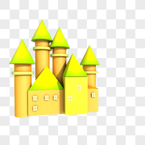 C4D城堡图片