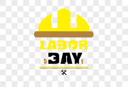 laborday劳动节英文字体高清图片