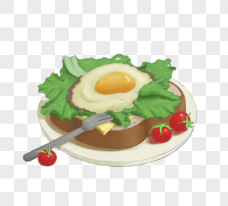 三明治鸡蛋基本食物高清图片