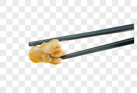 筷子夹肉图片