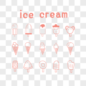 ice cream 冰淇淋背景图片