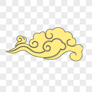 手绘祥云素材图片